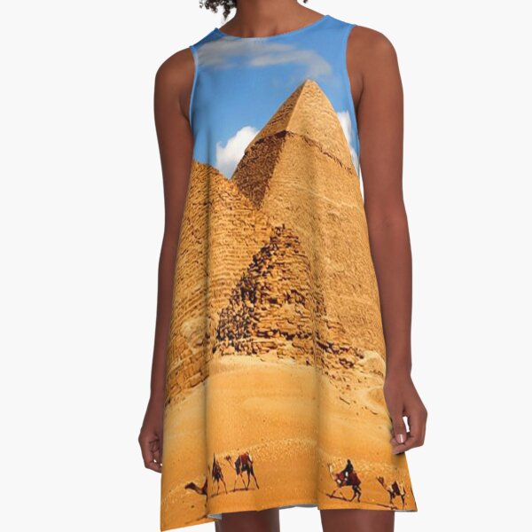 The Pyramids of Giza A-Line Dress