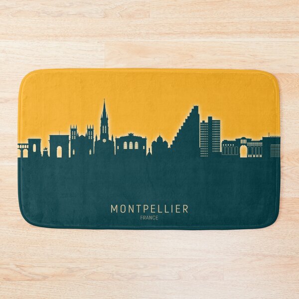 Item preview, Montpellier France Skyline designed and sold by ArtPrints.