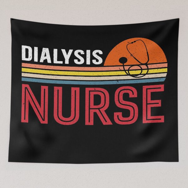 Item preview, Dialysis Nurse Vintage Sun Stethoscope Funny Nursing Gift designed and sold by Md. Manjur Ahamed.
