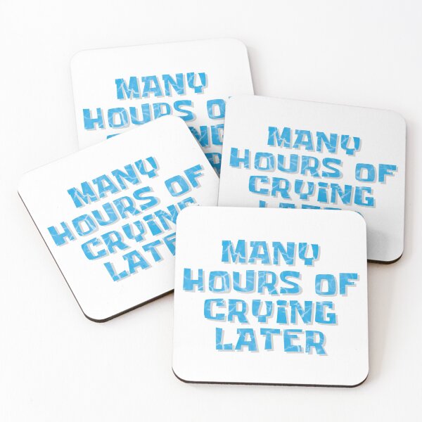 Item preview, many hours of crying later designed and sold by Shayna Friedland.