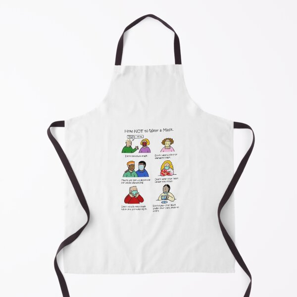Item preview,  Covid 19 How Not to Wear a Face Mask Cartoon Rules designed and sold by KateTaylor.
