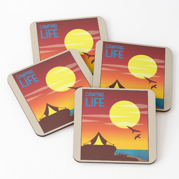 Item preview, Tent at the Seaside - Camping Life designed and sold by pixelinga.