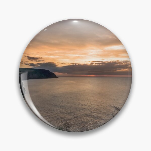 Item preview, Boulby Cliffs at sunset designed and sold by grumpykeith.