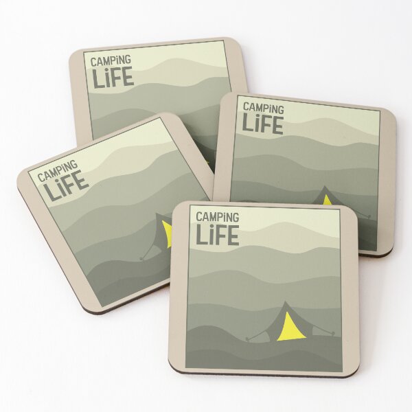 Item preview, Tent amongst Sand Dunes - Camping Life designed and sold by pixelinga.
