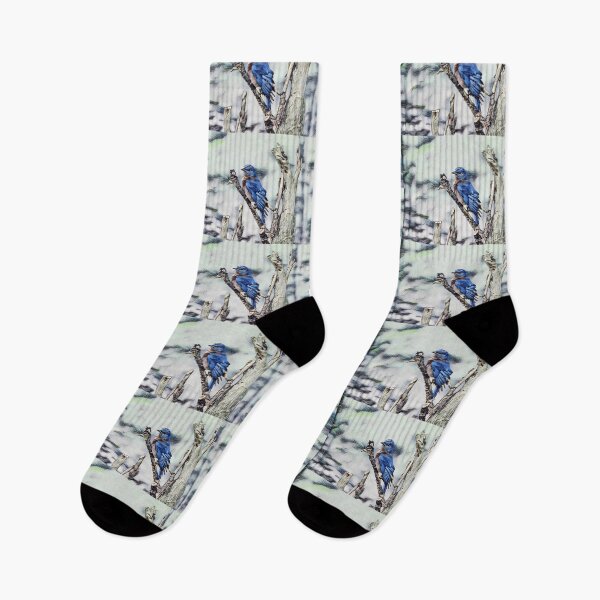 Artikelvorschau, Blauer Vogel auf einem Ast entworfen und verkauft von ReneeKennedy.