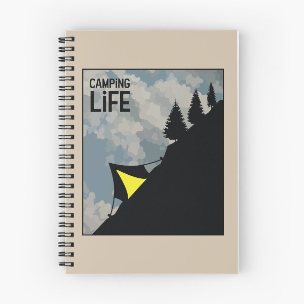 Item preview, Tent on a Hill - Camping Life designed and sold by pixelinga.