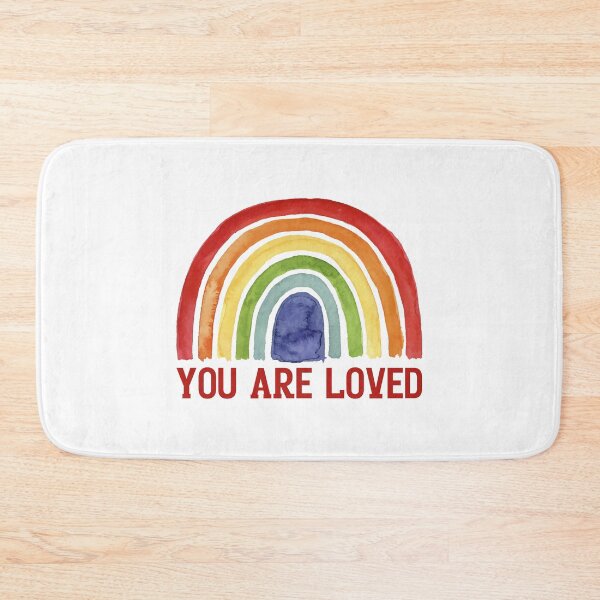 Item preview, You Are Loved Watercolor Rainbow #3 designed and sold by SalahBlt.