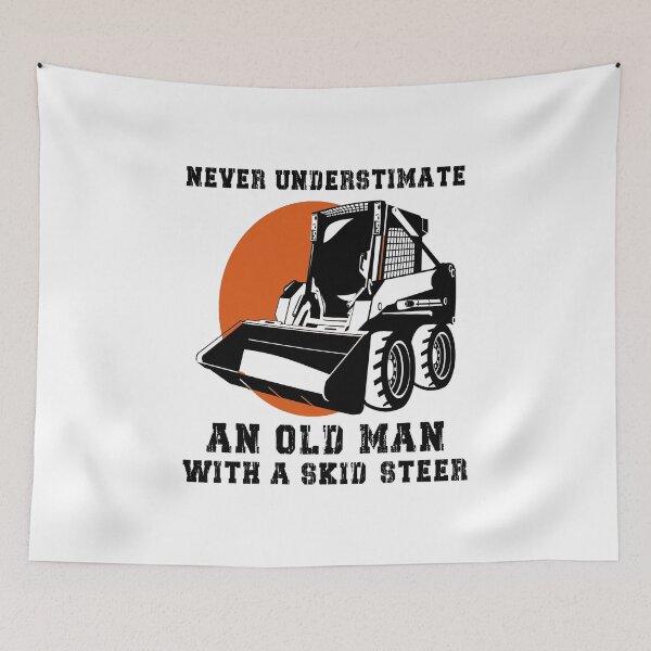 Item preview, Never Underestimate An Old Man With A Skid-Steer T-Shirt designed and sold by bestdesigns2020.