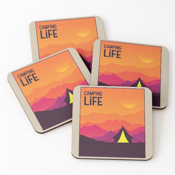Item preview, Tent in the Hills - Camping Life designed and sold by pixelinga.