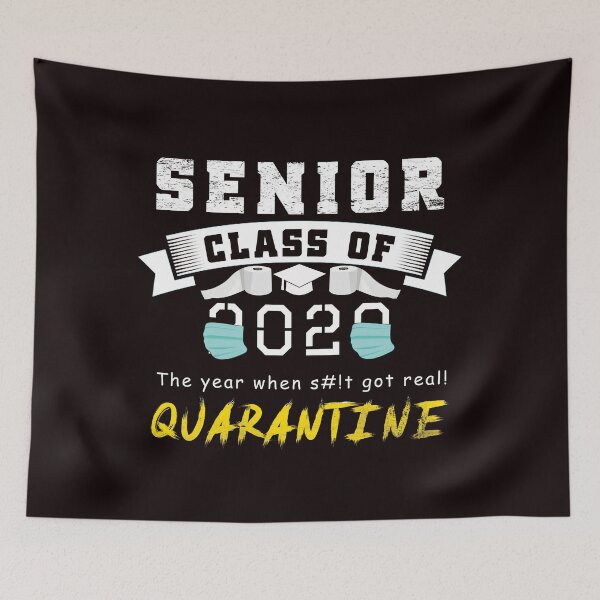 Item preview, senior class of 2020 the year when sh#t got real cool and stylish graduation T-shirt  designed and sold by Majesticoo.
