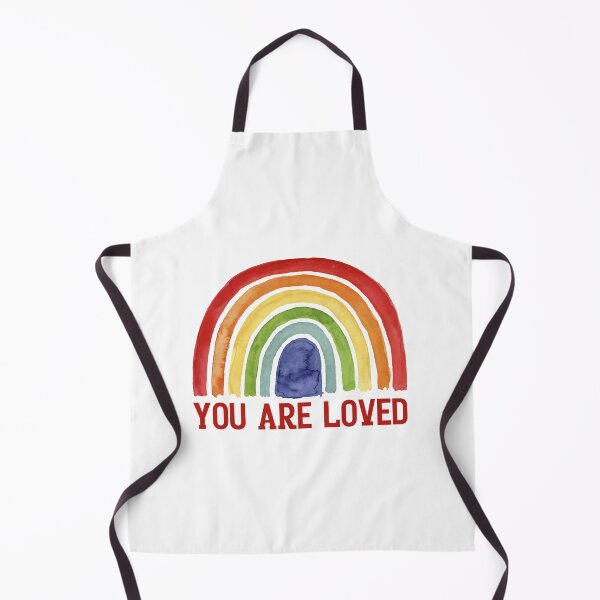 Item preview, You Are Loved Watercolor Rainbow #2 designed and sold by SalahBlt.