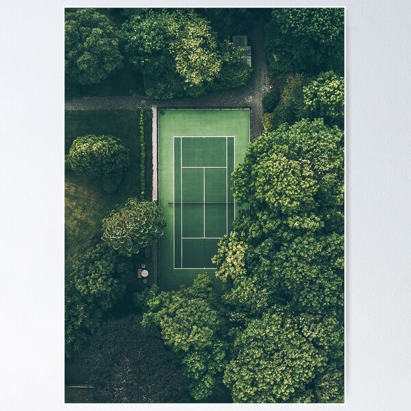 Item preview, Tennis Grass Court in Nature Sports Photography designed and sold by infrontofyou.