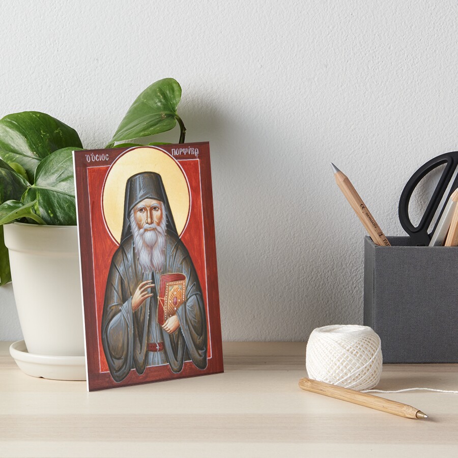 St Porphyrios Art Board Print