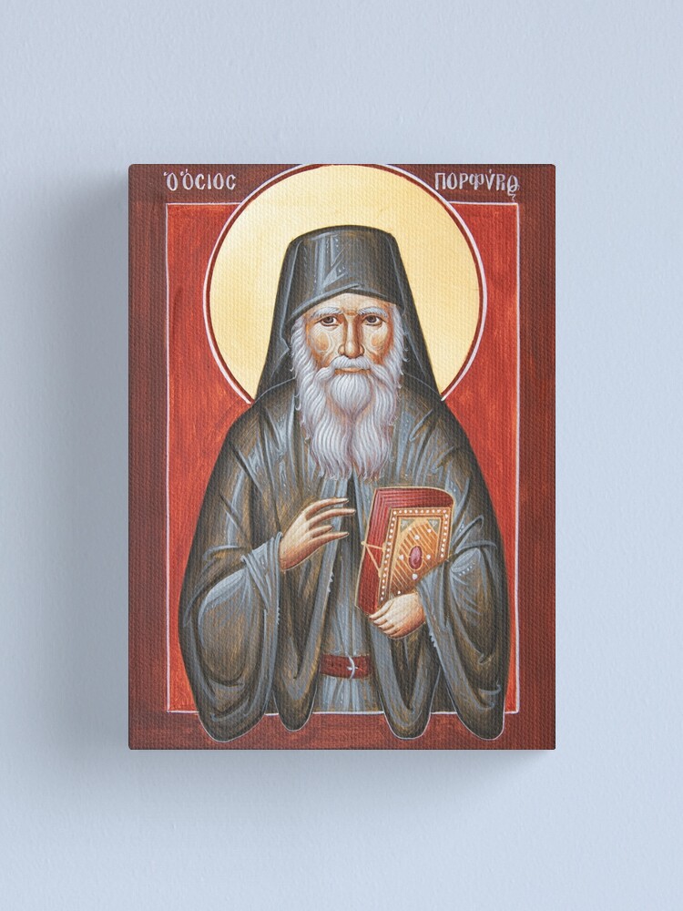 Alternate view of St Porphyrios Canvas Print