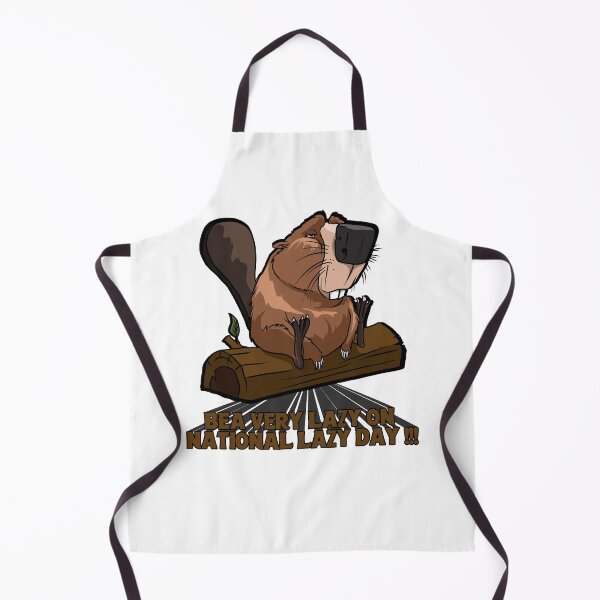 Item preview, funny beaver is lazy gift for beaver friends and a lazy day designed and sold by elnino8.