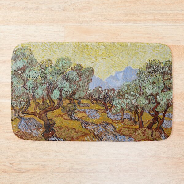 Item preview, Olive trees with a yellow sky and sun - Vincent van Gogh designed and sold by TemporaryArt.
