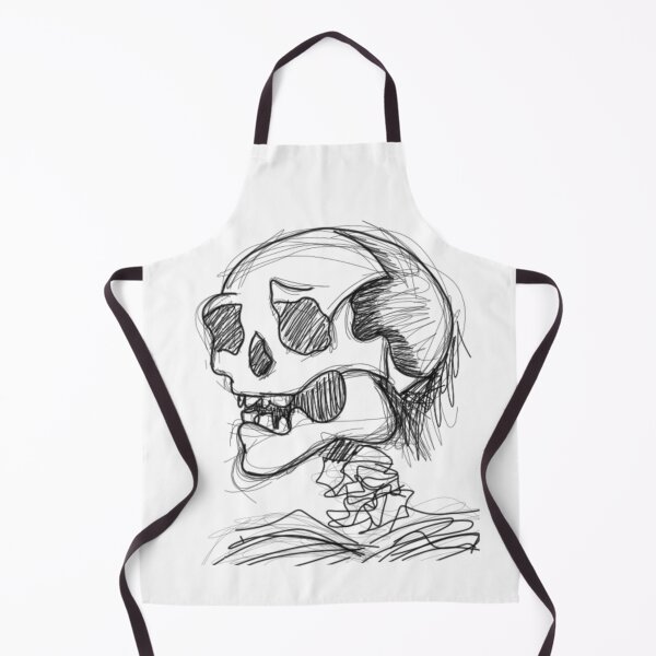Item preview, Skeleton Bust Sketch designed and sold by coraleed12321.