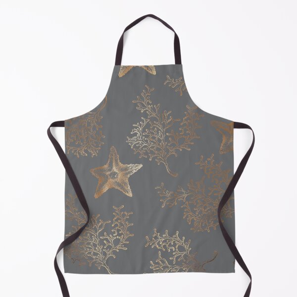 Item preview, Charcoal golden ocean treasures designed and sold by peggieprints.