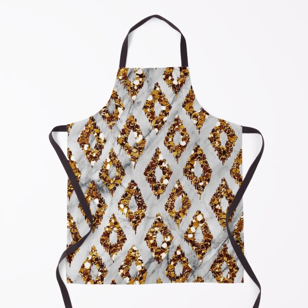Item preview, Bronze art deco ikat designed and sold by peggieprints.