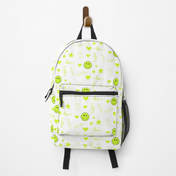 Neon Green Sticker Pack Backpack