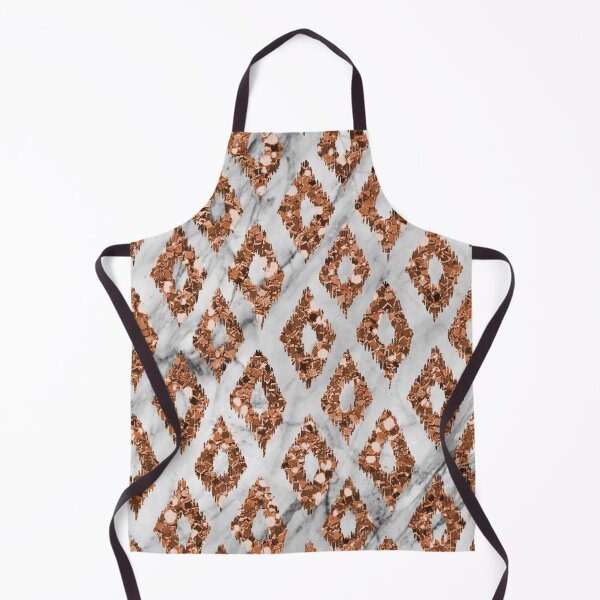 Item preview, Rose gold art deco ikat designed and sold by peggieprints.