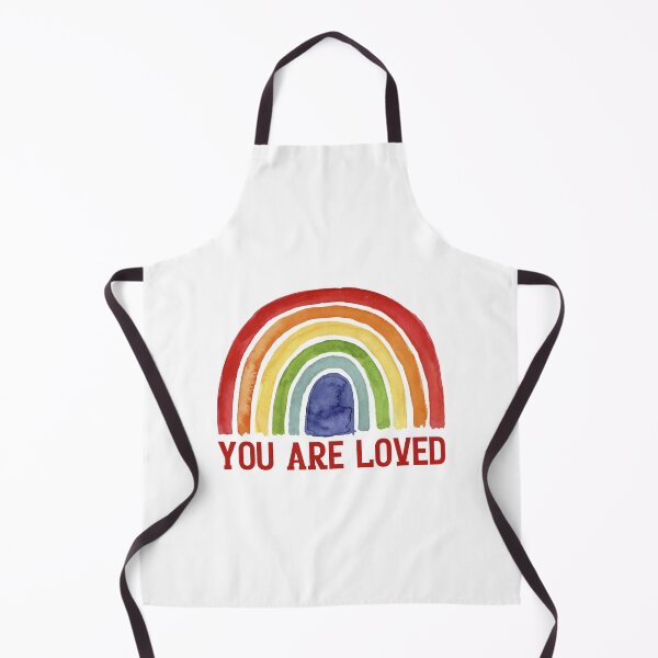 Item preview, You Are Loved Watercolor Rainbow #5 designed and sold by SalahBlt.