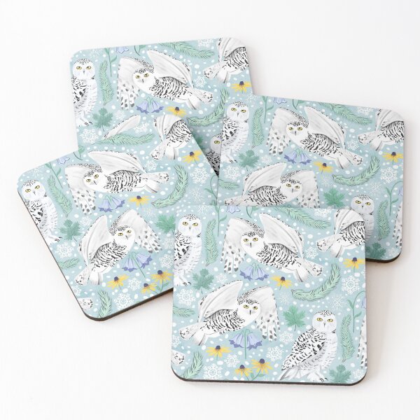Item preview, Snowy Owls on a Snowy Day designed and sold by Tangerine-Tane.