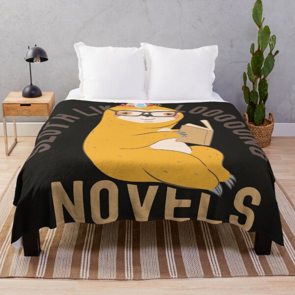 Item preview, cute bookworm sloth unicorn reading novels shirt   designed and sold by rangrafx.