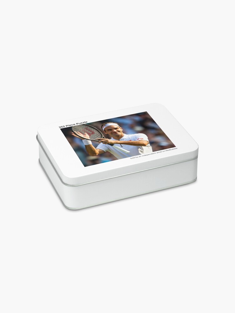 Alternate view of Roger Federer thanking the crowd Jigsaw Puzzle