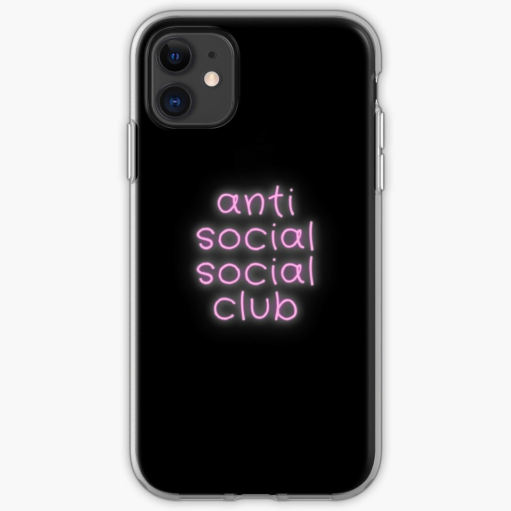 Download Anti Social Social Club Neon Mask By Seham1als Redbubble PSD Mockup Templates