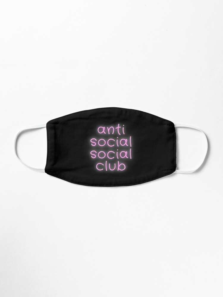 Download Anti Social Social Club Neon Mask By Seham1als Redbubble PSD Mockup Templates