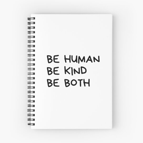 Item preview, be human be kind be both  designed and sold by The Little Wood Cottage.