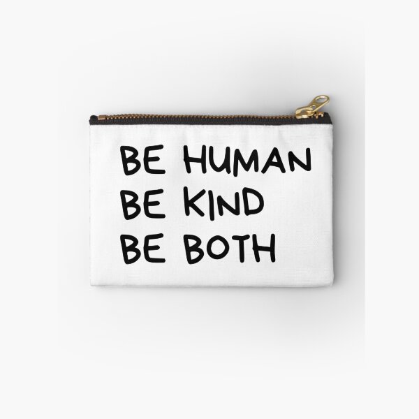 Item preview, be human be kind be both  designed and sold by The Little Wood Cottage.