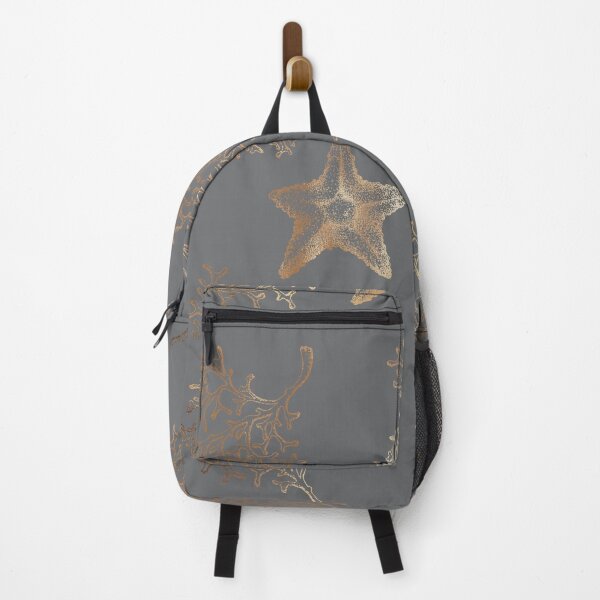 Item preview, Charcoal golden ocean treasures designed and sold by peggieprints.