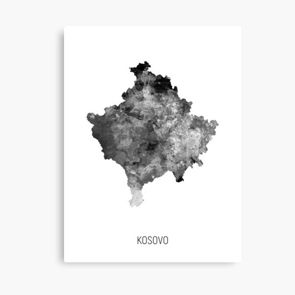 Kosovo Map Wall Art for Sale