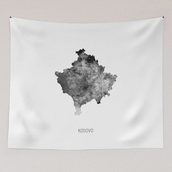 Item preview, Kosovo Watercolor Map designed and sold by ArtPrints.