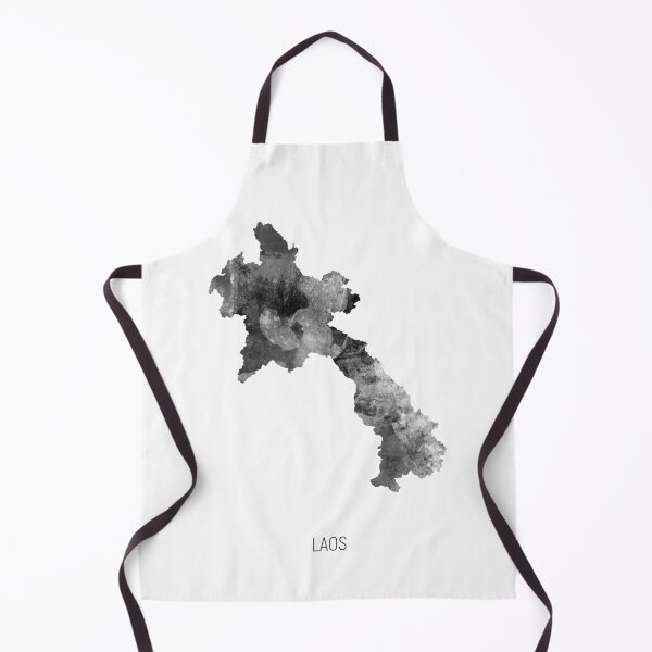 Item preview, Laos Watercolor Map designed and sold by ArtPrints.