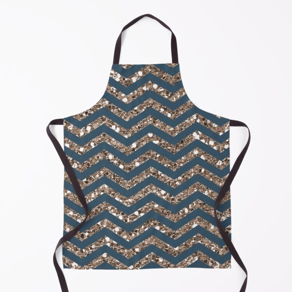 Item preview, French navy antique gold geo designed and sold by peggieprints.