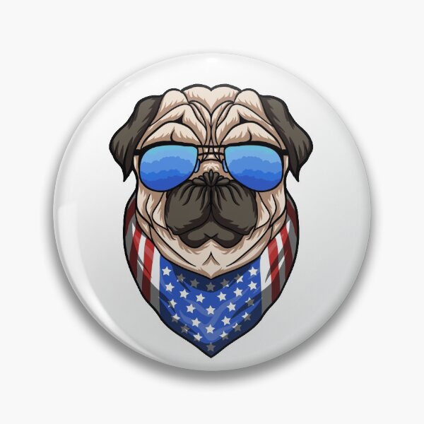 Item preview, American pug designed and sold by T-Jays Lounge.