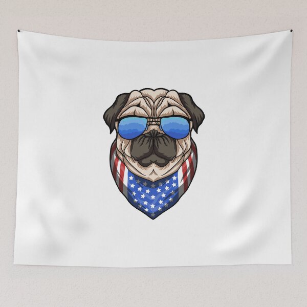 Item preview, American pug designed and sold by T-Jays Lounge.