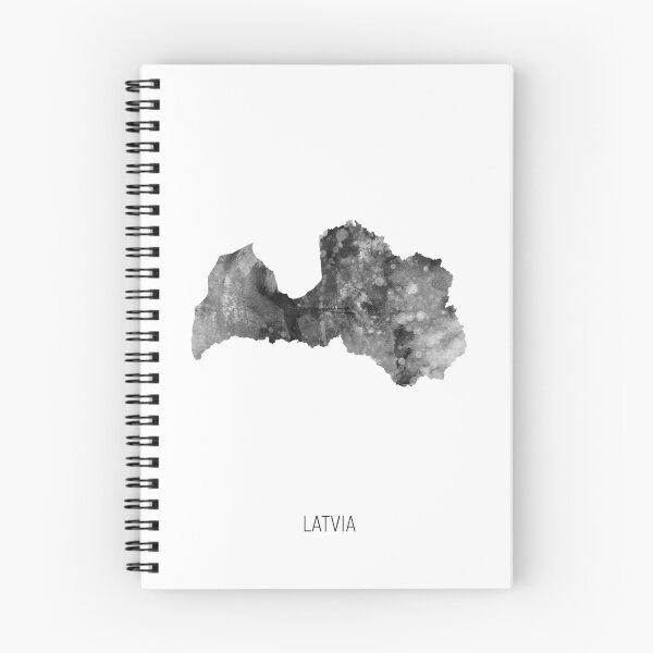 Artikelvorschau, Latvia Watercolor Map entworfen und verkauft von ArtPrints.