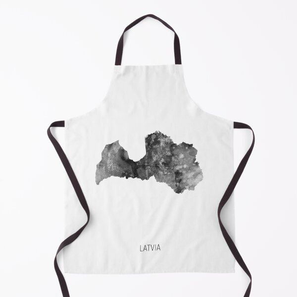 Item preview, Latvia Watercolor Map designed and sold by ArtPrints.
