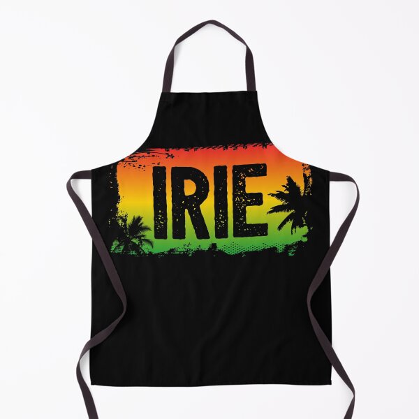 Item preview, IRIE Rasta Flag Colours and Palm Trees designed and sold by HotHibiscus.