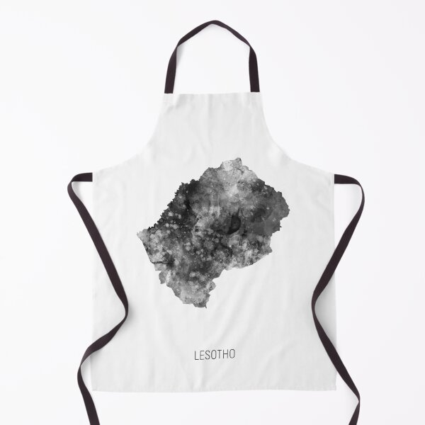 Item preview, Lesotho Watercolor Map designed and sold by ArtPrints.