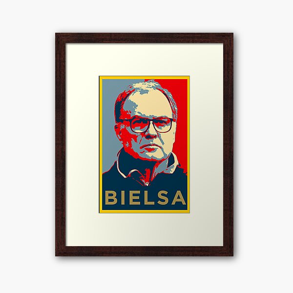 Marcelo Bielsa Artwork Framed Art Print