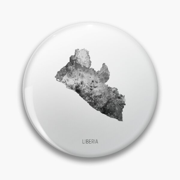 Item preview, Liberia Watercolor Map designed and sold by ArtPrints.