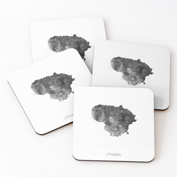 Item preview, Lithuania Watercolor Map designed and sold by ArtPrints.