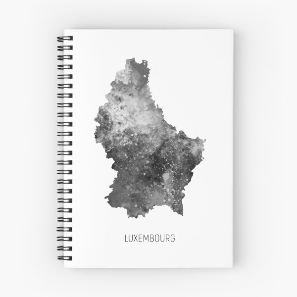Item preview, Luxembourg Watercolor Map designed and sold by ArtPrints.