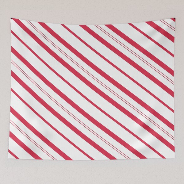 Item preview, ♡ White and Red Candy Cane Stripes ♡ designed and sold by maskOme.