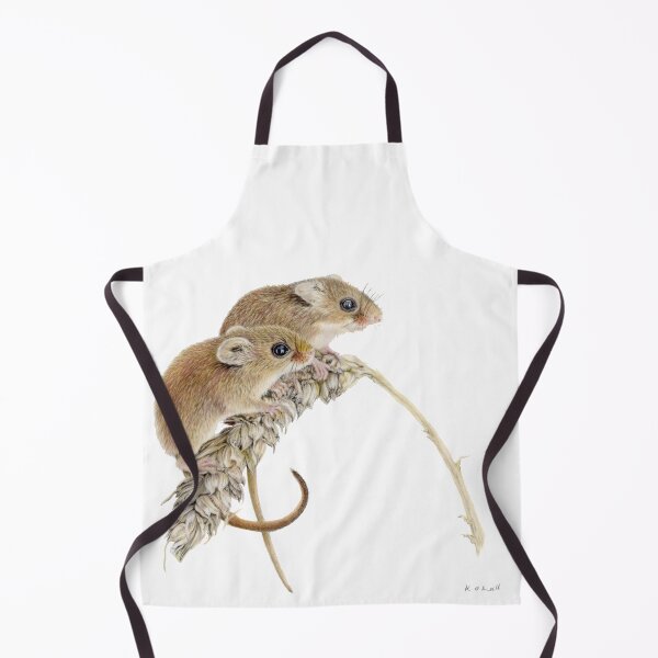Wheat stalk for Two. Harvest Mice. Apron